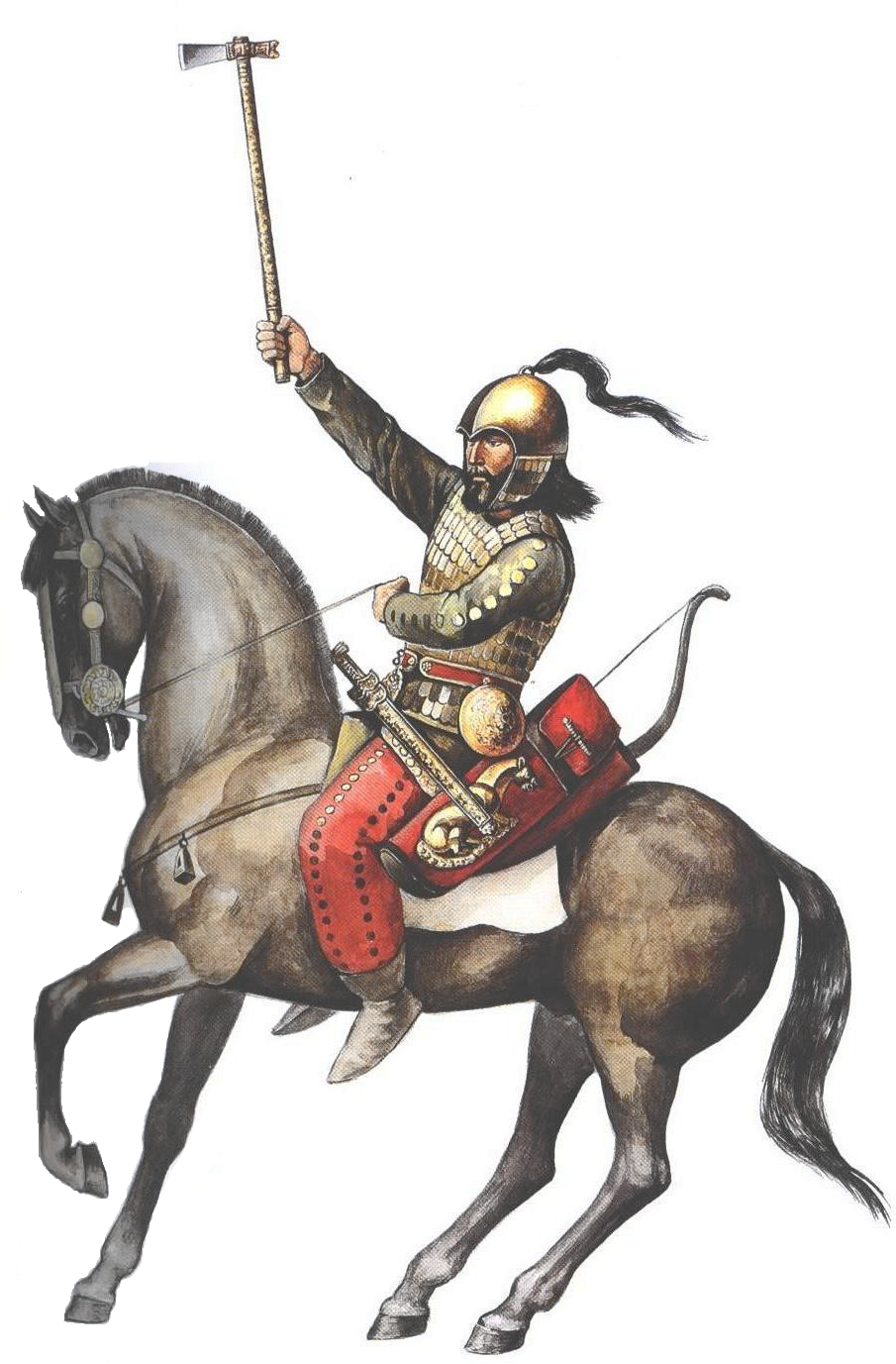 Scythian warrior with an axe
